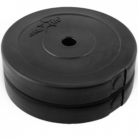 Диск пластиковый Starfit Core BB-203 1 кг black (2 шт.)