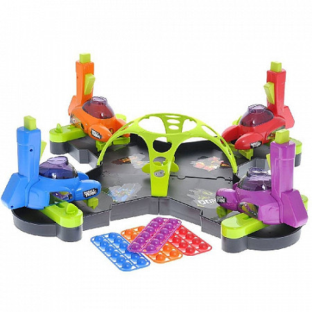 На картинке изображен Настольная игра Playmates Черепашки-ниндзя Большая пинбольная арена TMT-S13-726 Настольная игра Playmates Черепашки-ниндзя Большая пинбольная арена TMT-S13-726