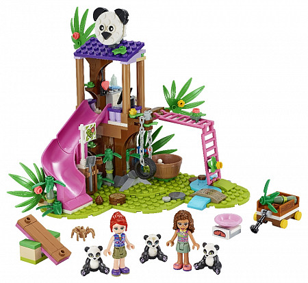 Конструктор LEGO Джунгли: домик для панд на дереве 41422