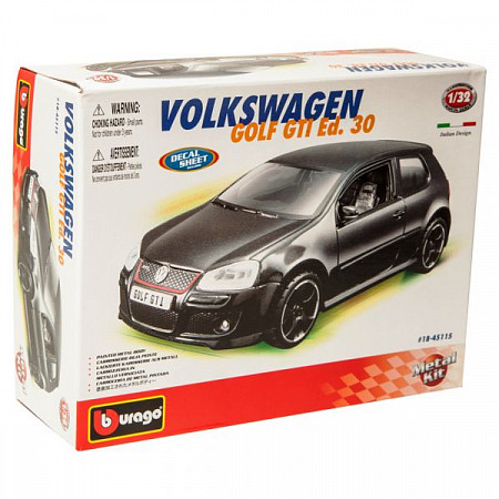 Сборная модель автомобиля Bburago 1:32 Volkswagen Golf GTI Edition (18-45115)