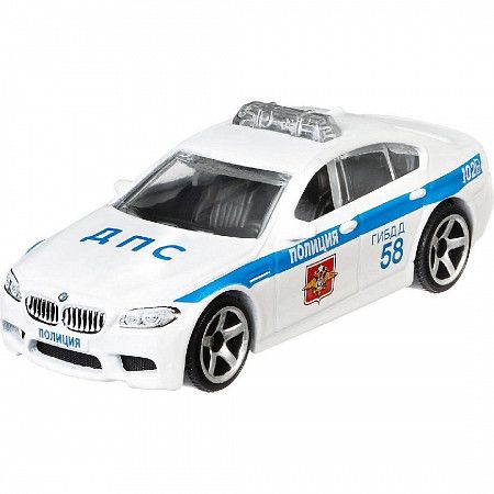 Машинка Matchbox Russia BMW M5 Polise 1/6 (HBL15 HBL16)