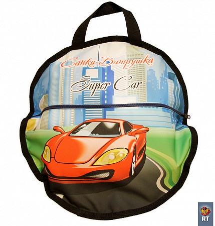 Тюбинг RT Эксклюзив Super Car автокамера 100 см red