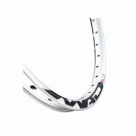 На картинке изображен Обод для велосипеда Mach1 Mad Disc 26" (559х25С) white 370508 Обод для велосипеда Mach1 Mad Disc 26" (559х25С) white 370508