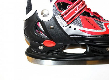 Коньки раздвижные Bradex black/red