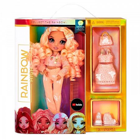 Кукла Rainbow High "Пич (Джорджиа Блум)" 3 серия  575740EUC