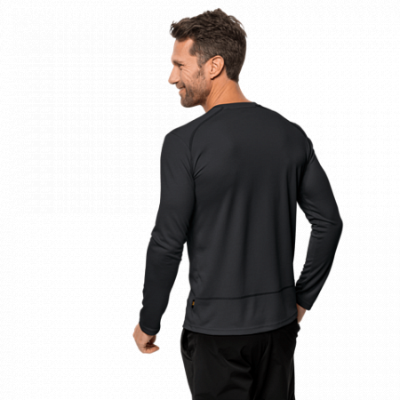 Пуловер мужский Jack Wolfskin Sky Range Longsleeve M black