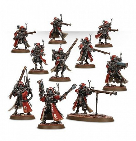 На картинке изображен Фигурки Games Workshop Warhammer: Adeptus Mechanikus Skitarii 59-10 Фигурки Games Workshop Warhammer: Adeptus Mechanikus Skitarii 59-10