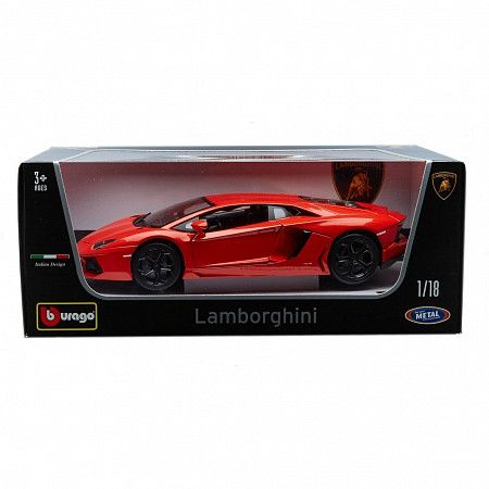 На картинке изображен Коллекционная машина Bburago 1:18 Lamborghini Avendtador LP700-4 (18-11033) red Коллекционная машина Bburago 1:18 Lamborghini Avendtador LP700-4 (18-11033) red