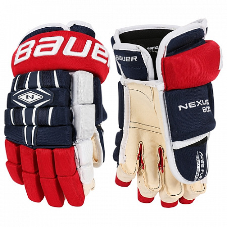 Перчатки хоккейные Bauer Nexus 800 Sr Navy/Red/White