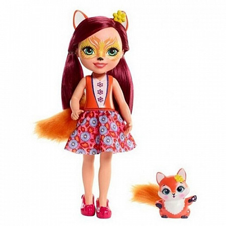 На картинке изображен Кукла Enchantimals Фелисити Лис (FRH51 FRH53) Кукла Enchantimals Фелисити Лис (FRH51 FRH53)