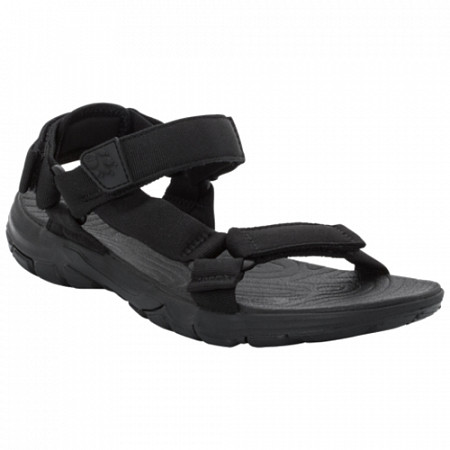 На картинке изображен Сандалии женские Jack Wolfskin Seven Seas 2 Sandal W black Сандалии женские Jack Wolfskin Seven Seas 2 Sandal W black