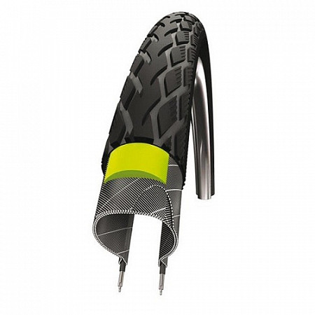 На картинке изображен Велопокрышка Schwalbe Marathon Performance Line Wired tire – HS 420 20x1.75 11100137 Велопокрышка Schwalbe Marathon Performance Line Wired tire – HS 420 20x1.75 11100137