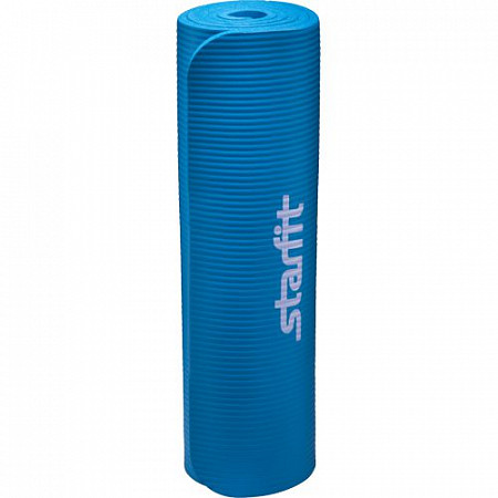 Гимнастический коврик для йоги, фитнеса Starfit FM-301 NBR blue (183x58x1,2)