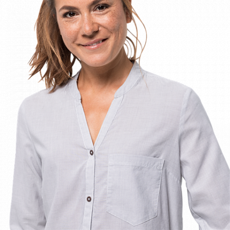 Рубашка женская Jack Wolfskin Indian Springs Shirt Women white rush stripes