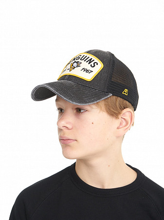 Бейсболка Atributika&Club NHL Pittsburgh Penguins 31190 black