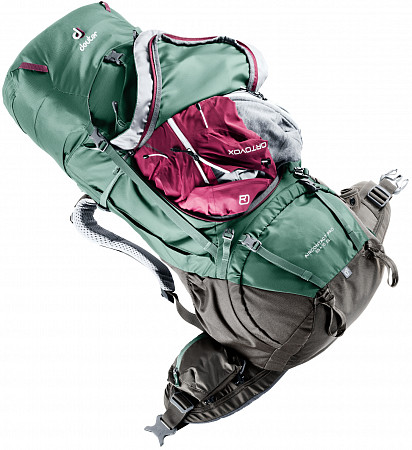 Рюкзак Deuter Aircontact Pro 65+15 SL 3330220-5209 aubergine/ivy (2020-21)