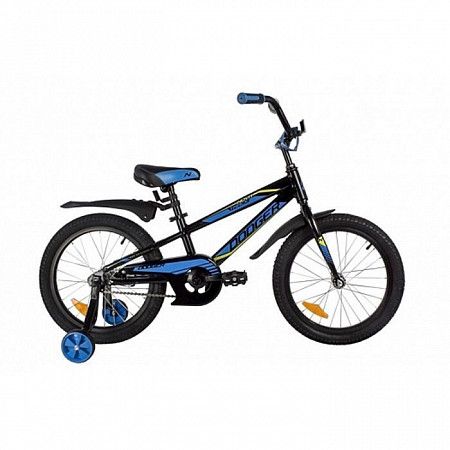 На картинке изображен Велосипед Novatrack 18" Dodger (2022) алюминий black Велосипед Novatrack 18" Dodger (2022) алюминий black