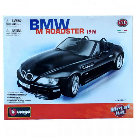 Сборная модель автомобиля Bburago 1:18 BMW M Roadster (1996) (18-15027) 