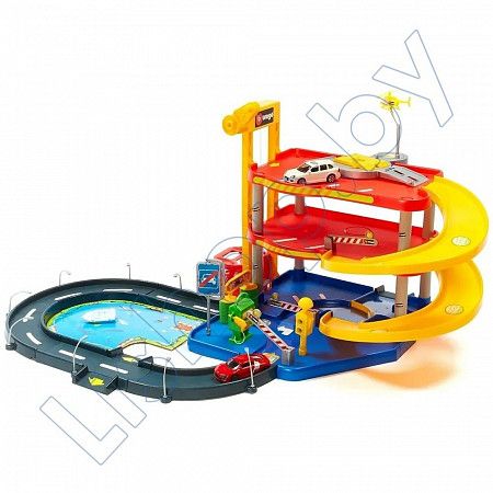 Игровой набор Bburago Street Fire Паркинг 3-х уровневый Parking Playset (18-30025)