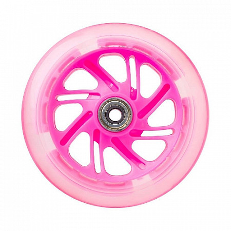 Светодиодное колесо для самоката Ridex 120 мм pink