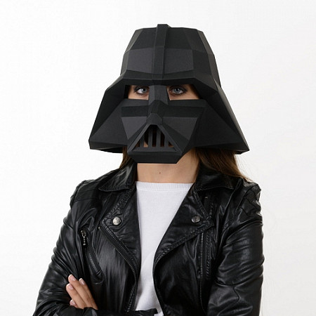 На картинке изображен 3D-конструктор PAPERRAZ Маска "Дарт Вейдер" Набор для творчества 3D-конструктор PAPERRAZ Маска "Дарт Вейдер" Набор для творчества