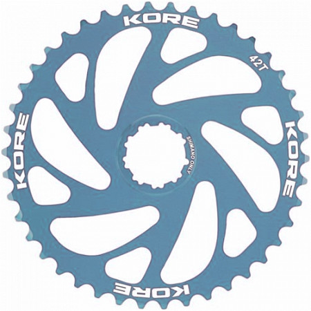 Звезда задняя Kore Rear Sprocket 42T blue KCRR0142LAT