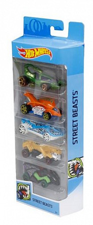 Набор машинок Hot Wheels Street Beasts 5 шт. (1806 FYL10)