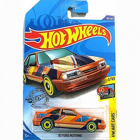 Машинка Hot Wheels Базовой коллекции 92' Ford Mustang 90/250 (С4892 GHC13)