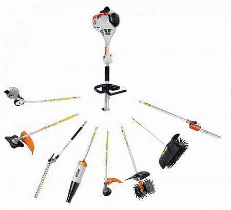На картинке изображен Мотокоса комби с режущим диском Stihl FS-KM 4137 227 0006 Мотокоса комби с режущим диском Stihl FS-KM 4137 227 0006