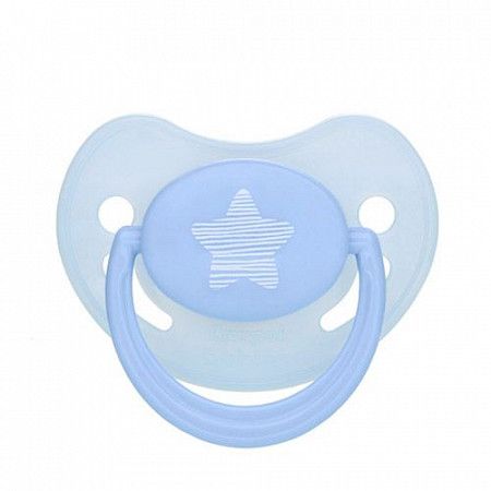 Пустышка анатомическая силиконовая Canpol babies Pastelove 0-6 мес. (22/419) blue