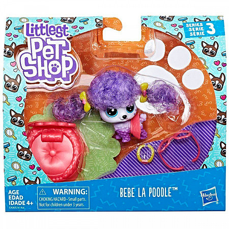 Фигурка Littlest Pet Shop Премиум Петы Bebe La Poodle (E2161)