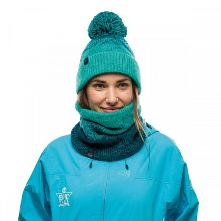 Шапка Buff Knitted&Polar Hat Masha Turquoise