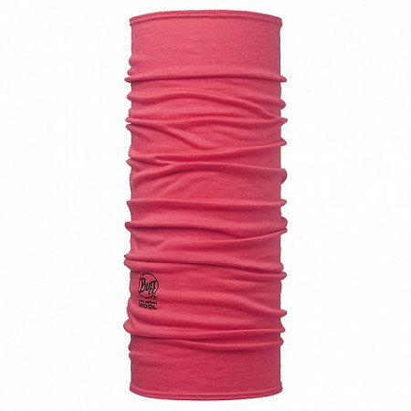 Шарф Buff Wool Solid Pink Hibiscus pink