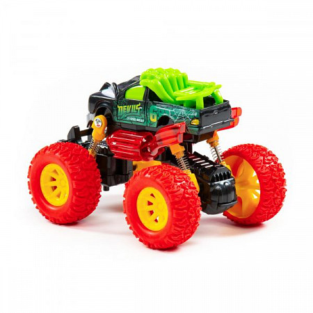 Автомобиль инерционный Полесье Монстр Ралли Демон 78834 green