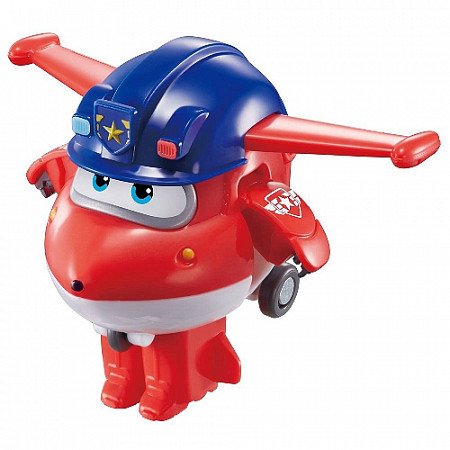 Мини-трансформер Super Wings Команда Полиции Джетт EU730031