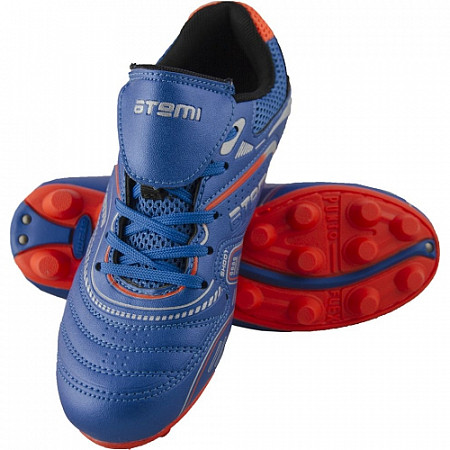Бутсы футбольные Atemi MSR blue/orange SD300 