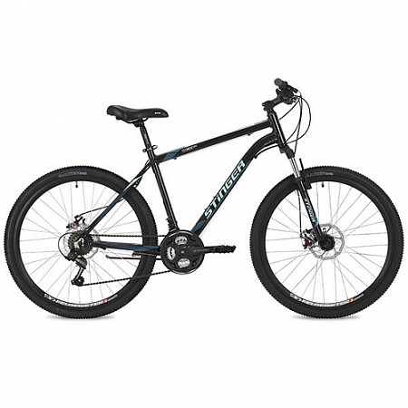 На картинке изображен Велосипед Stinger Element D 27,5" (2019) Black Велосипед Stinger Element D 27,5" (2019) Black