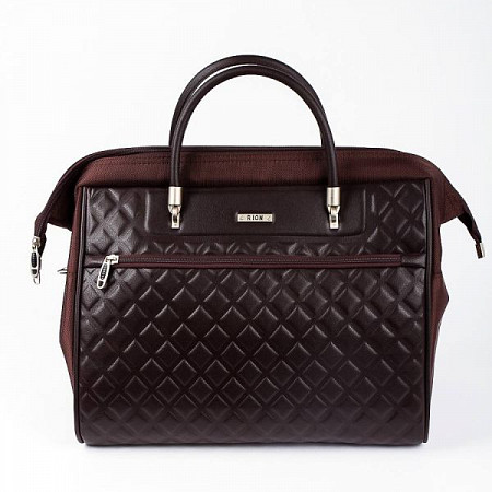 На картинке изображен Дорожная сумка Rion А236 brown Дорожная сумка Rion А236 brown