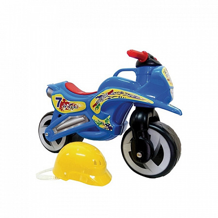 Беговел Kinderway Motorcycle 7 со шлемом 11-007 blue