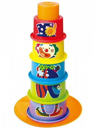 Пирамидка PlayGo Клоун (2395)