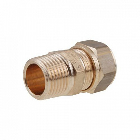 Ниппель для медных труб General Fittings 15x1/2" 1N0001H041500G