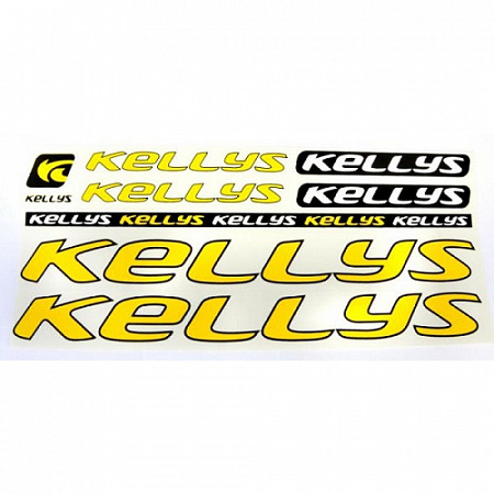 Комплект наклеек Kellys yellow