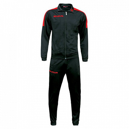 Спортивный костюм Givova Tuta Revolution TR033 black/red