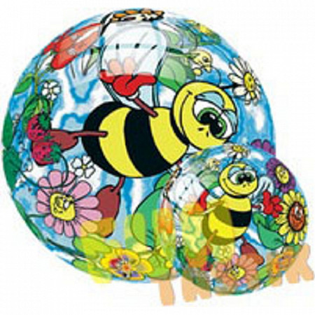 Мяч Dema-Stil "Влюбленные пчелки",23 см DS-PP 057
