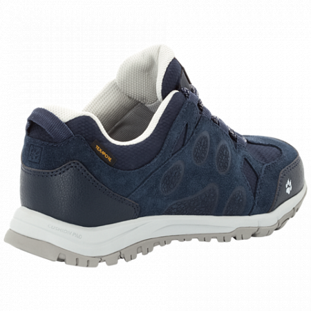 Полуботинки женские Jack Wolfskin Rocksand Texapore Low W midnight blue