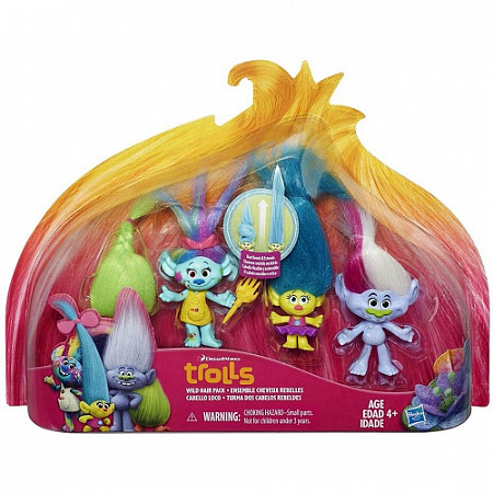 Игровой набор Trolls 4 героя в наборе (B6557)