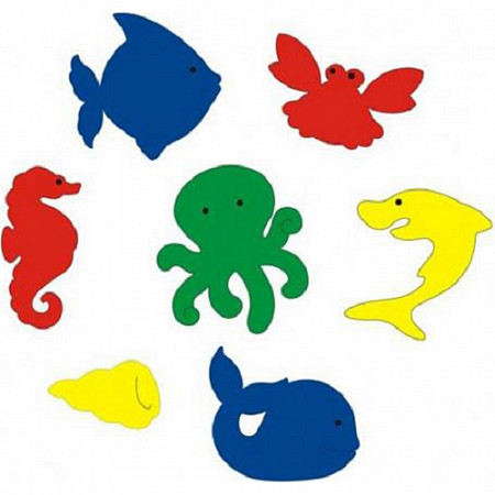 На картинке изображен Мозаика мягкая Флексика "Подводный мир" 55390 Мозаика мягкая Флексика "Подводный мир" 55390