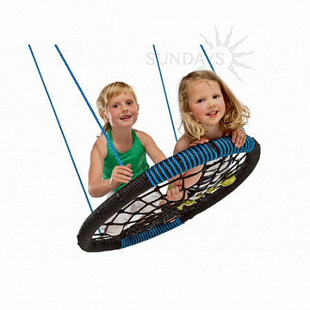 Качели-гнездо Little Panda Oval black/blue