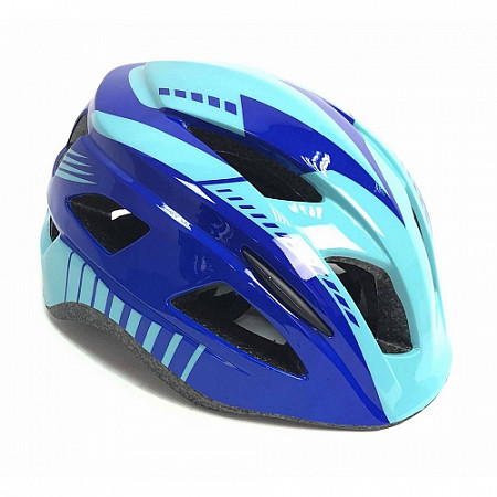 Велошлем Ausini Blue/Light Blue 03-2