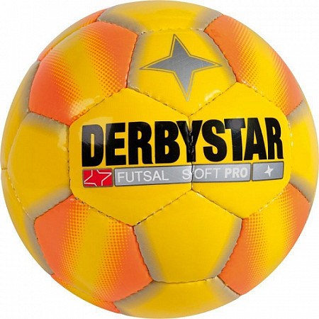 Мяч футзальный Derbystar Futsal Soft Pro Yellow/Orange 4р